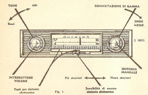 RA102; Autovox SPA; Roma (ID = 646126) Car Radio