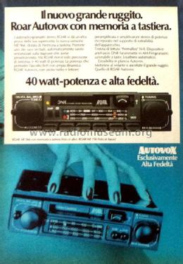 Roar ME 736; Autovox SPA; Roma (ID = 2140291) Car Radio