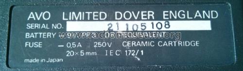 AvoMeter DA211; AVO Ltd.; London (ID = 1526602) Equipment