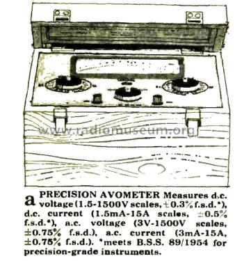 Precision AvoMeter Mk. 2; Avo Brand, Automatic (ID = 2806003) Ausrüstung