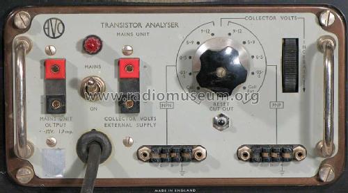 Transistor Analyser Mk 2; AVO Ltd.; London (ID = 532612) Equipment