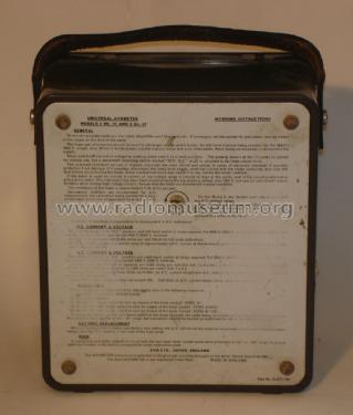 Universal AvoMeter 8 Mk.iv ; AVO Ltd.; London (ID = 3078337) Equipment