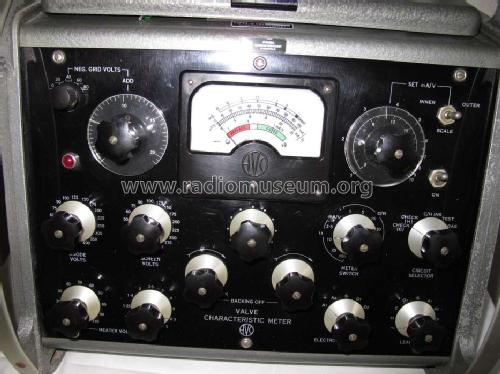 Valve Characteristic Meter Mk-III ; AVO Ltd.; London (ID = 750201) Equipment