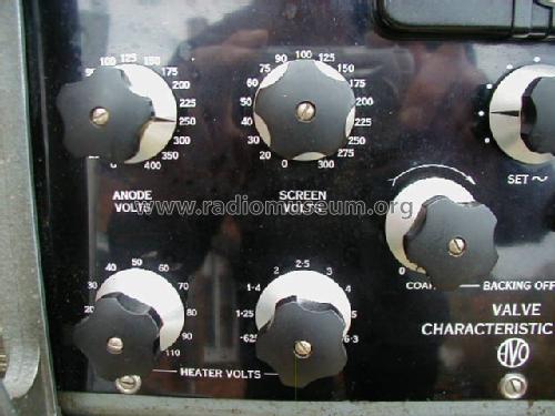Valve Characteristic Meter Mk-III ; AVO Ltd.; London (ID = 854733) Equipment