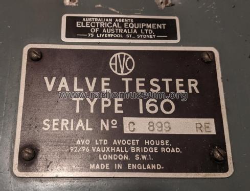Valve-Tester 160; AVO Ltd.; London (ID = 2778481) Equipment