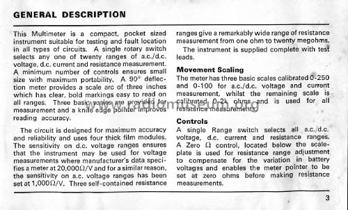 AvoMeter 72; AVO Ltd.; London (ID = 2120937) Equipment