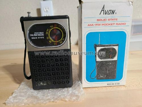 Portable FM/AM Radio Solid State AV 688; Avon International (ID = 2726180) Radio