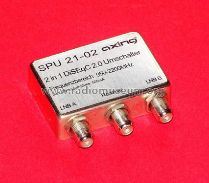 DISEqC 2x1 Switch SPU 21-02; Axing AG; Ramsen (ID = 3078260) Misc