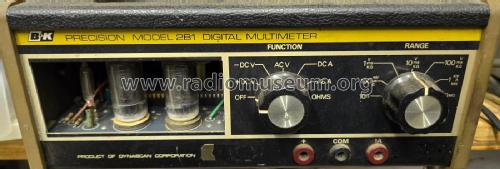 Digital Multimeter 281; B&K Precision, (ID = 3044737) Equipment