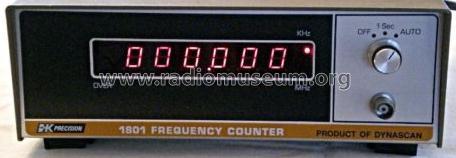 Frequency counter 1801; B&K Precision, (ID = 905423) Equipment