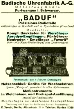 Aerodyn ; Baduf, Badische (ID = 1611356) Radio