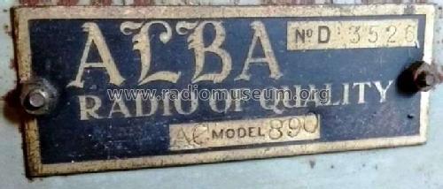 Alba 890; Alba Brand Balcombe (ID = 2143164) Radio