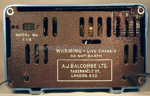 Alba C116; Alba Brand Balcombe (ID = 416070) Radio