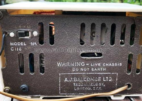 Alba C116 L.W.; Alba Brand Balcombe (ID = 2678500) Radio