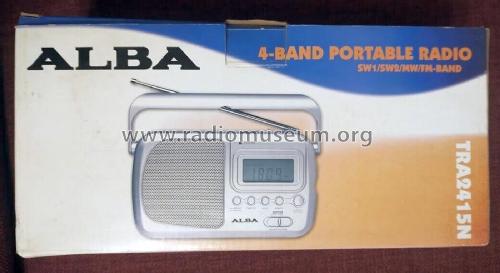 Alba Portable SW1/SW2/MW/FM Radio TRA2415N; Alba Brand Balcombe (ID = 2908520) Radio