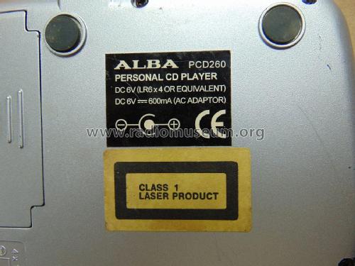 Personal CD Player PCD260; Alba Brand Balcombe (ID = 2713444) Ton-Bild
