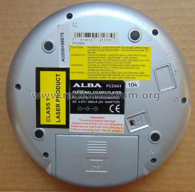 Personal CD/MP3 Player PCD604; Alba Brand Balcombe (ID = 2715535) R-Player