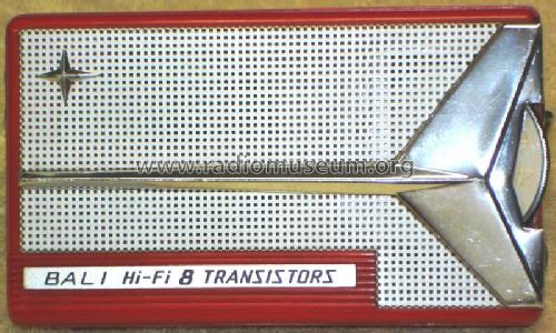 Hi-Fi 8 Transistors ; Bali; brand (ID = 754135) Radio