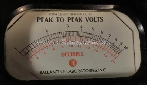 Electronic Voltmeter 305; Ballantine (ID = 3081564) Equipment