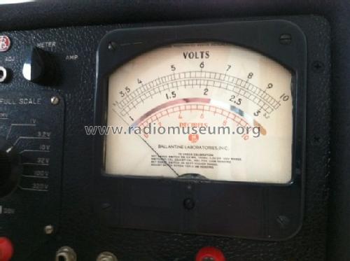 True RMS Voltmeter 320; Ballantine (ID = 1495709) Equipment