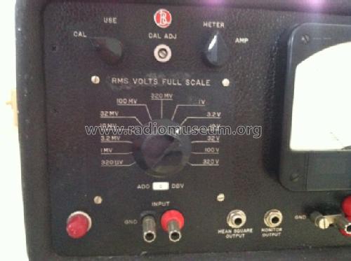 True RMS Voltmeter 320; Ballantine (ID = 1495710) Equipment