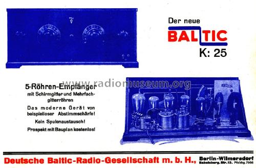 K25; Baltic; Stockholm (ID = 1513840) Radio