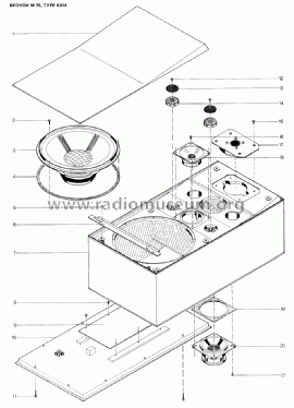 Beovox M 75 6314; Bang & Olufsen B&O; (ID = 1134150) Speaker-P