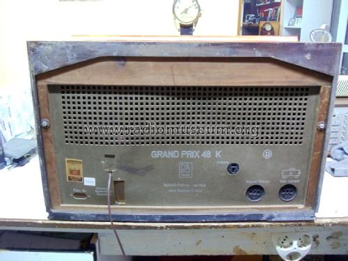 Grand Prix 48 K; Bang & Olufsen B&O; (ID = 1961675) Radio