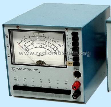 Voltmeter RV11; Bang & Olufsen B&O; (ID = 1268789) Equipment