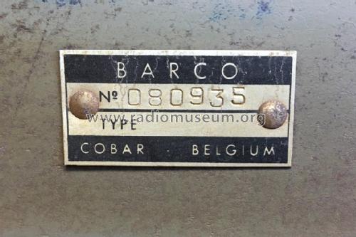 A491P; Barco, Belgian (ID = 2695209) Radio