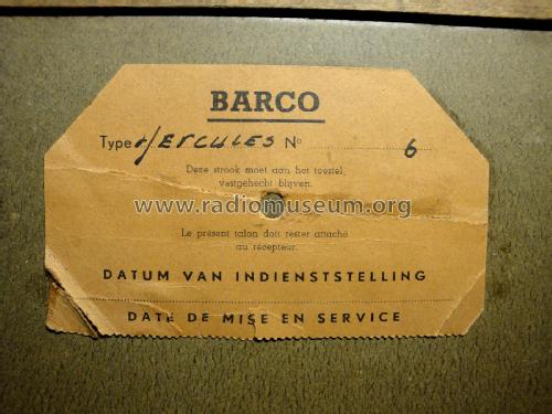 Hercules A698P; Barco, Belgian (ID = 2326262) Radio