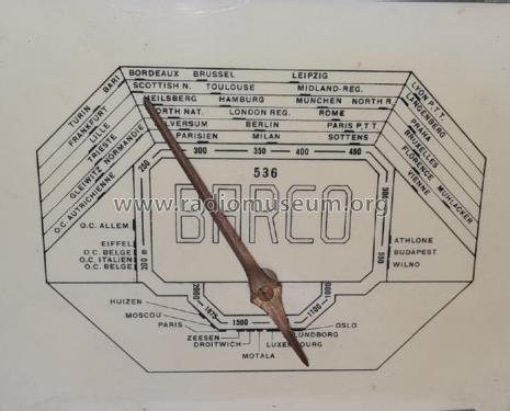 Junior 536; Barco, Belgian (ID = 2509990) Radio