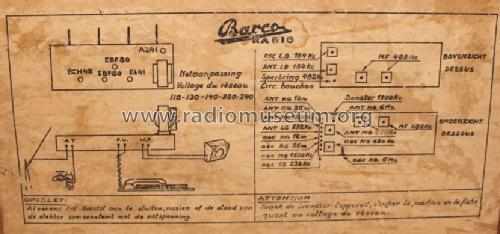 Inconnu - Unknown 2 ; Barco, Belgian (ID = 906824) Radio