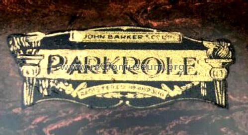 Parkrole 4 Valve Portable ; Barker, John & Co. (ID = 2926294) Radio