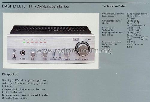 D-6615 HiFi; BASF, Badische (ID = 1750204) Ampl/Mixer