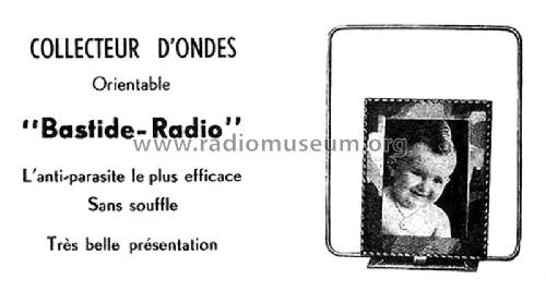 Collecteur d'Ondes - Cadre Anti-Parasite ; Bastide-Radio; Saint (ID = 2131366) Antenna