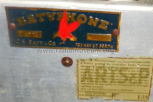 DW6; Batyphone, C.S. Baty (ID = 1659061) Radio