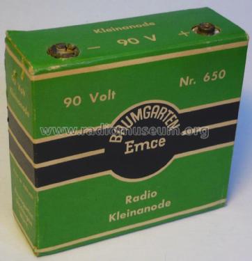 Emce Radio - Kleinanode Nr. 650; Baumgarten; (ID = 2610160) Power-S