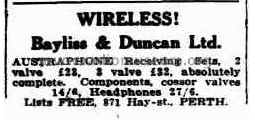 Austraphone ; Bayliss & Duncan Ltd (ID = 2148166) Radio