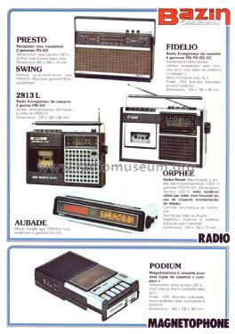 Aubade ; Bazin Électronic, (ID = 2096979) Radio