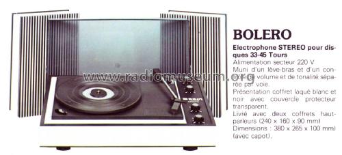 Bolero ; Bazin Électronic, (ID = 2096986) Sonido-V