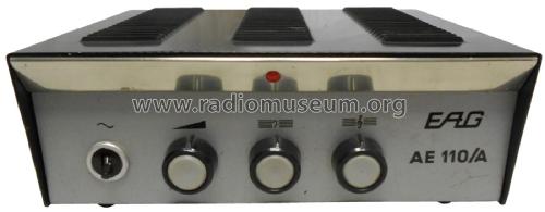 Audio Amplifier AE 110/A; BEAG - Budapesti (ID = 3120010) Ampl/Mixer