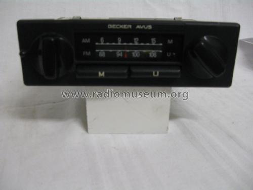 AVUS 803; Becker, Max Egon, (ID = 2632288) Car Radio