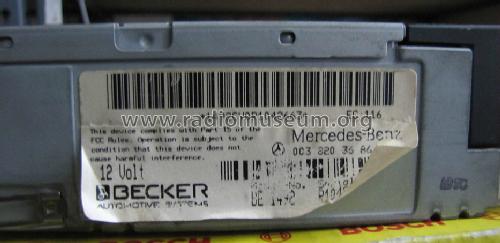 Mercedes-Benz BE1492; Becker, Max Egon, (ID = 1508942) Car Radio