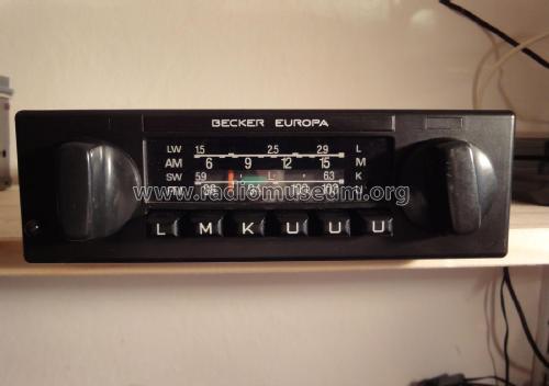 Europa LMKU 460; Becker, Max Egon, (ID = 1790028) Car Radio