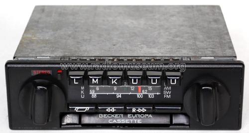 Europa Cassette Vollstereo 664; Becker, Max Egon, (ID = 2089540) Car Radio