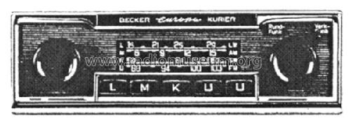 Europa Kurier ; Becker, Max Egon, (ID = 125615) Car Radio