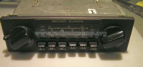 Europa LMKU 210; Becker, Max Egon, (ID = 530899) Car Radio