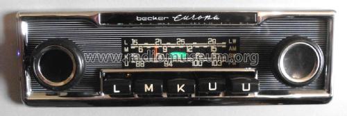 Europa LMKU Serie K bis 520000; Becker, Max Egon, (ID = 3029213) Car Radio