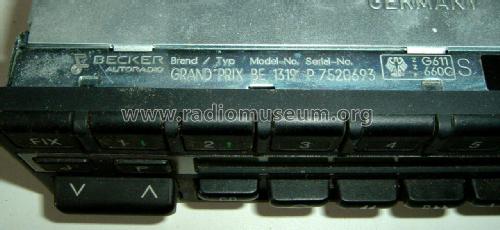 Grand Prix 2000 BE 1319; Becker, Max Egon, (ID = 2526359) Car Radio